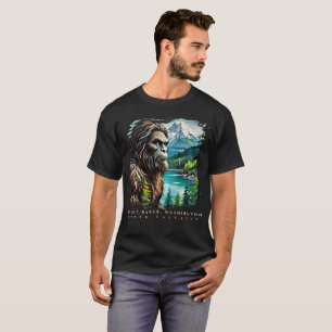 Camiseta Mount Baker Washington Sasquatch Cênico