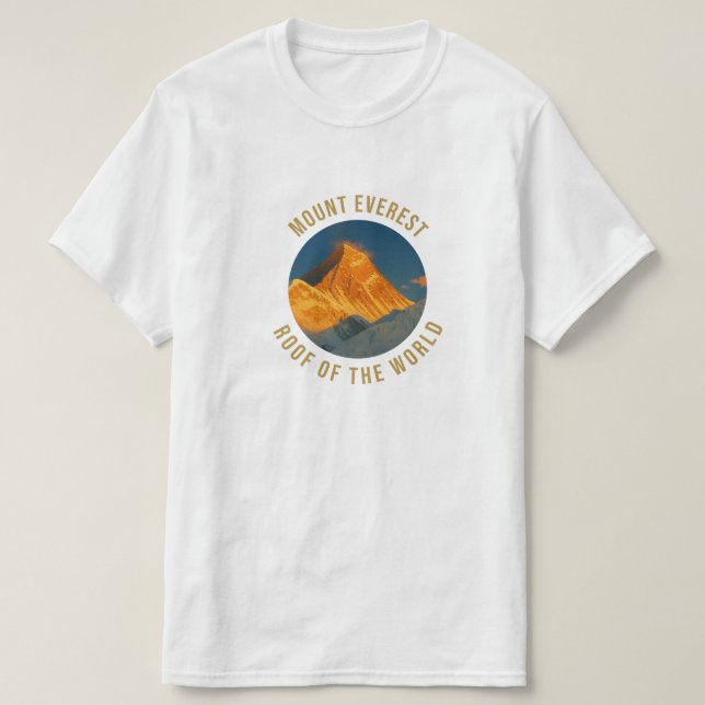 Camiseta Mount Everest Sagarmatha (Frente do Design)