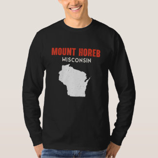 Camiseta Mount Horeb USA State America Travel Montanan Hele