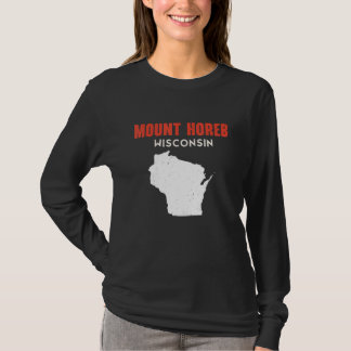 Camiseta Mount Horeb USA State America Travel Montanan Hele