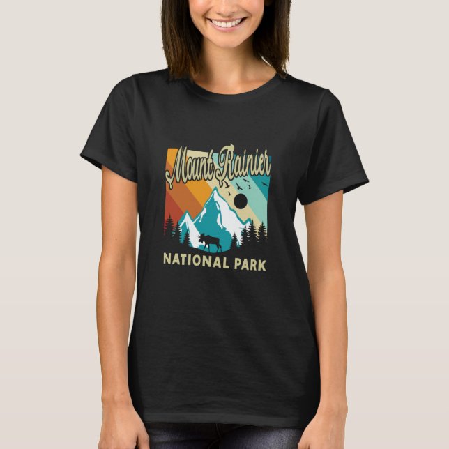 Camiseta Mount Rainier National Park Hiking Vacation (Frente)