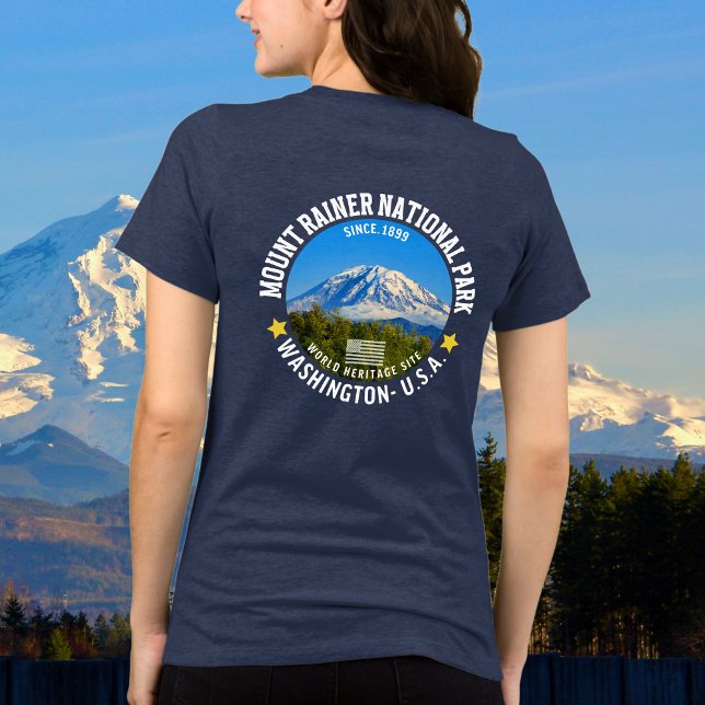 Camiseta Mount Rainier National Park – Washington (Criador carregado)