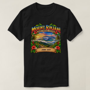 Camiseta Mount Rinjani Personalizado Lombok