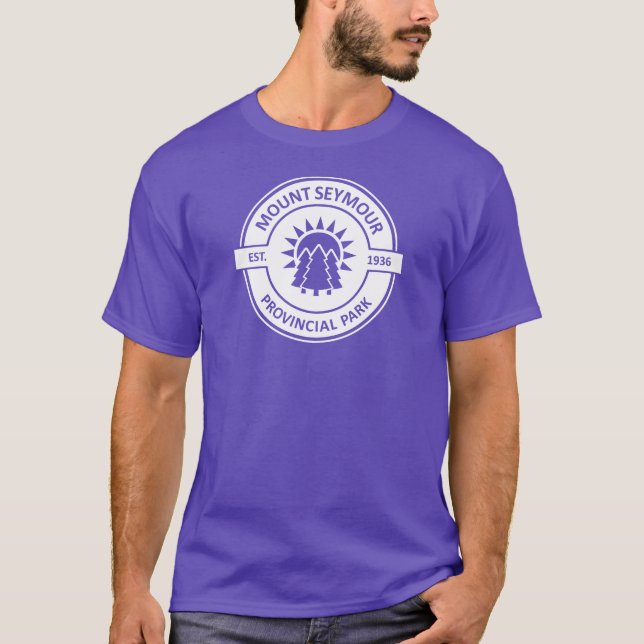 Camiseta Mount Seymour Provincial Park Sun Trees (Frente)