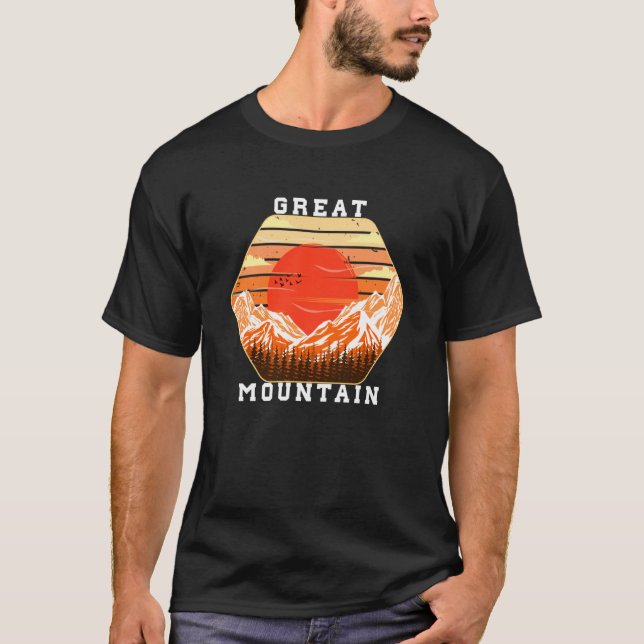 Camiseta Mountain and Forest Scene  50 (Frente)