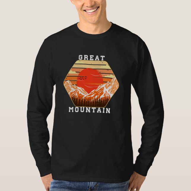 Camiseta Mountain and Forest Scene  50 (Frente)