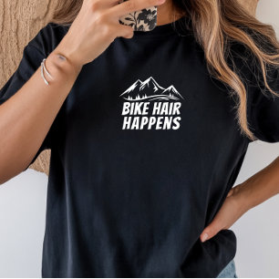 Camiseta Mountain Bike Girl Ironia branca