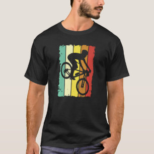 Camiseta Mountain Bike Vintage Sunset Descida Biking Cycli