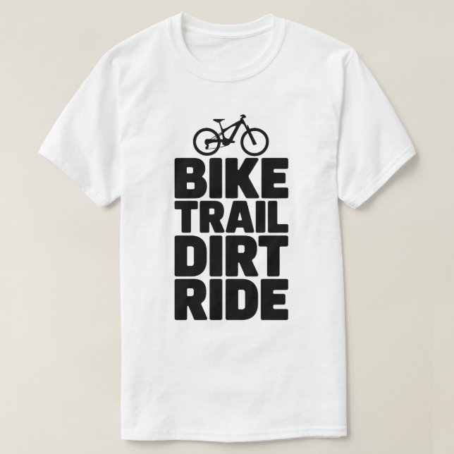 Camiseta Mountain Biker Silhouette Adventure Design (Frente do Design)
