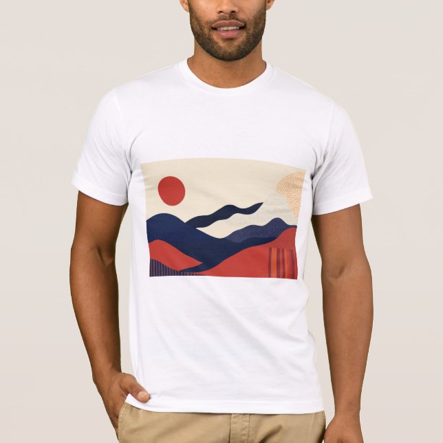Camiseta Mountain graphic t-shirt, perfect for nature lover (Frente)
