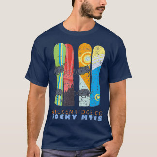 Camiseta Mountain Life Breckenridge Colorado Snowboard
