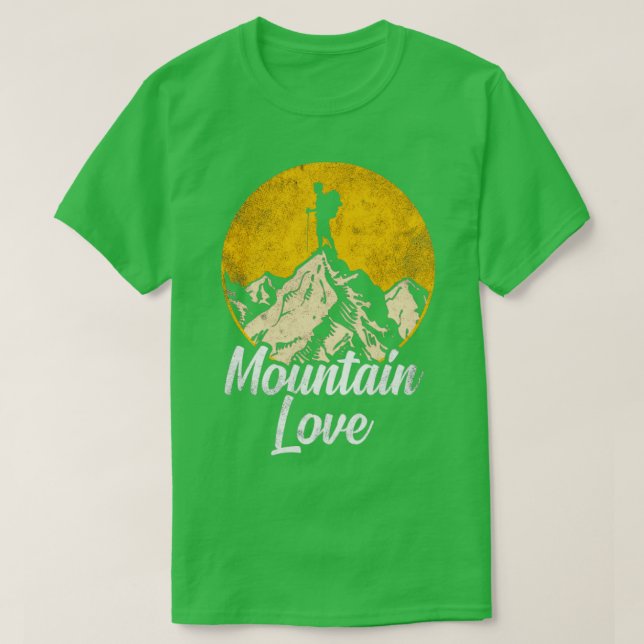 Camiseta Mountain Love (Frente do Design)