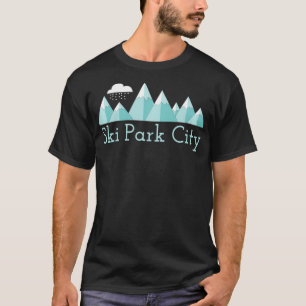Camiseta Mountain Snow Storm Ski Park Cidade de Utah