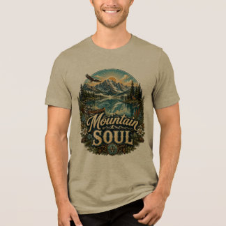 Camiseta Mountain Soul | Natureza do Lago Alpino V
