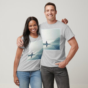 Camiseta Mountain Zen Design de Meditação Pacífica