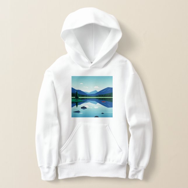 Camiseta Mountainous landscape of a lake (Postura )