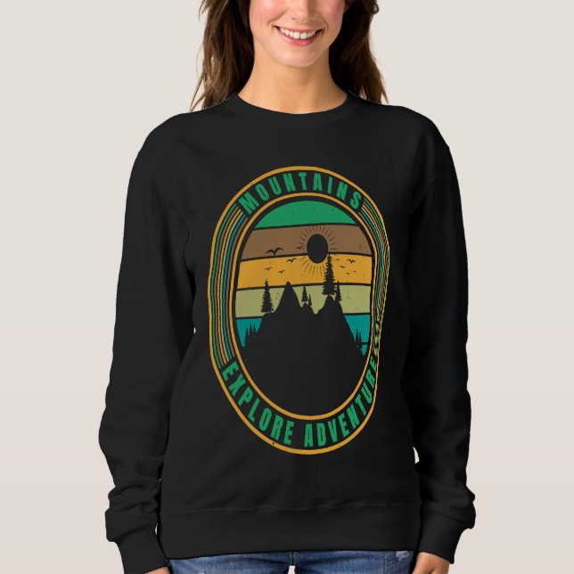 Camiseta Mountains Explore Adventure (Frente)