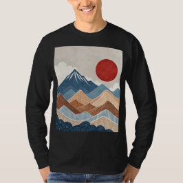 Camiseta Mountains Sunset Beauty