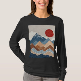 Camiseta Mountains Sunset Beauty