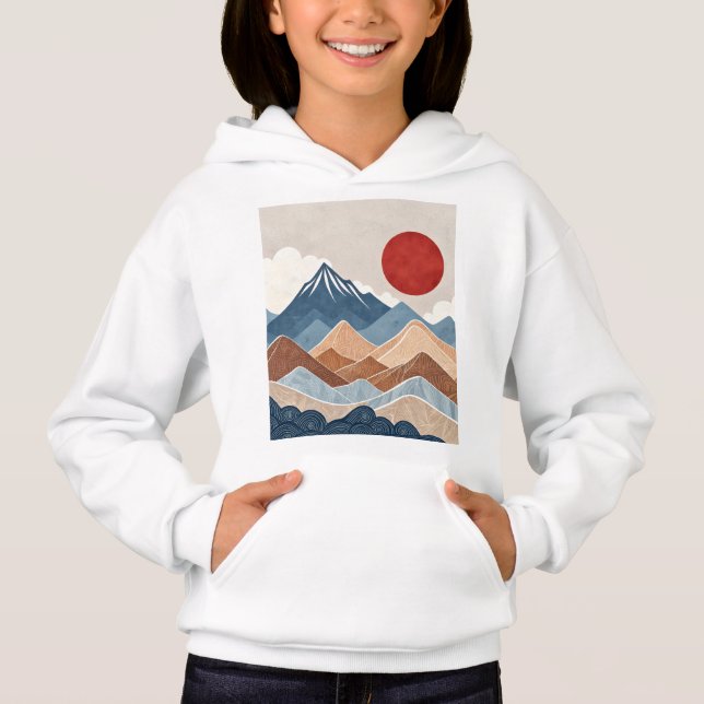 Camiseta Mountains Sunset Beauty (Frente)