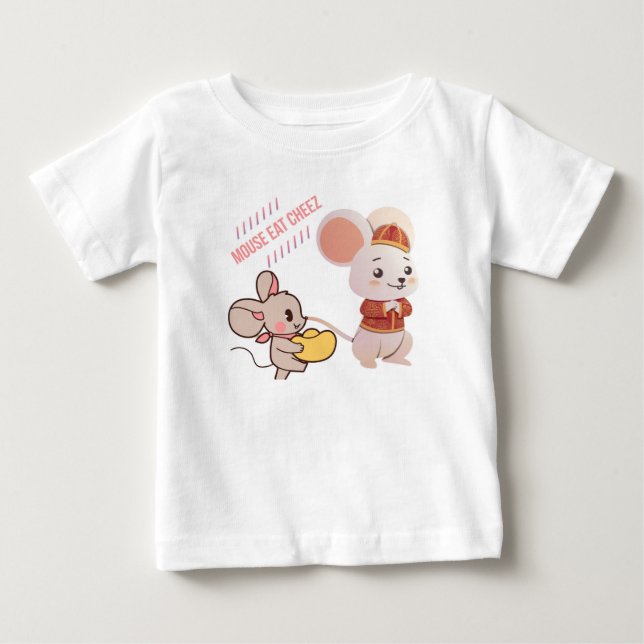 Camiseta : Mouse and Cheese Delight (Frente)