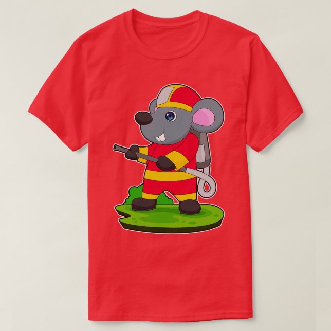 Camiseta Mouse Bombeiro Mouse (Frente do Design)