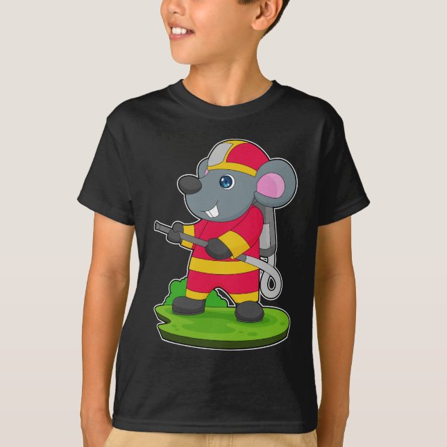 Camiseta Mouse Bombeiro Mouse (Frente)