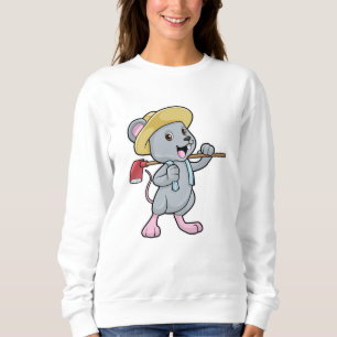 Camiseta Mouse como agricultor com Ax & Hat
