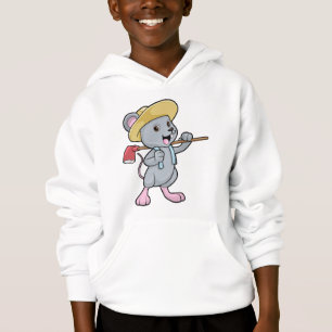 Camiseta Mouse como agricultor com Ax & Hat