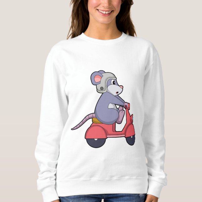Camiseta Mouse como Biker com Patinete.PNG (Frente)
