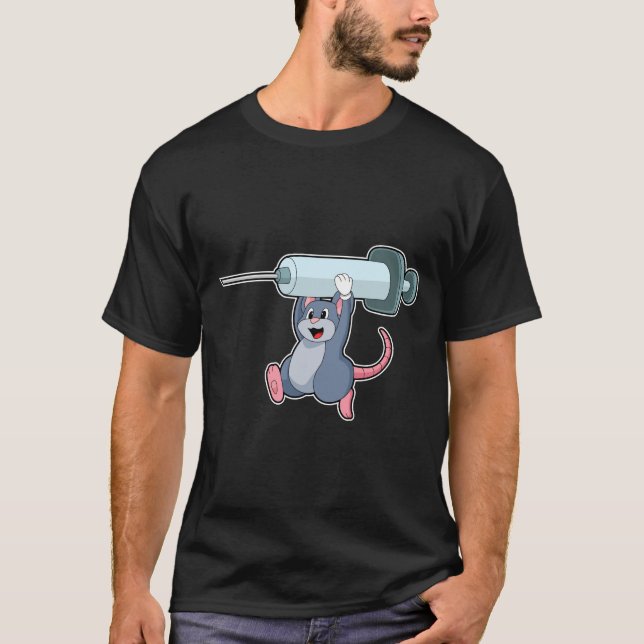 Camiseta Mouse como enfermeiro com seringa.PNG (Frente)