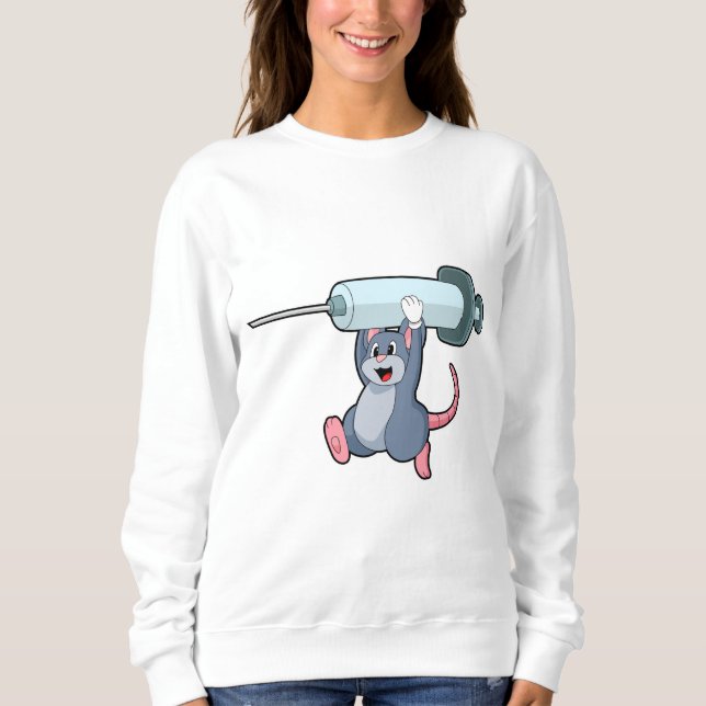 Camiseta Mouse como enfermeiro com seringa.PNG (Frente)