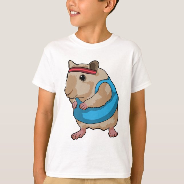 Camiseta Mouse como Runner com banda de ouvido (Frente)