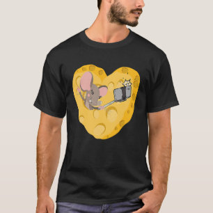 Camiseta Mouse Fotógrafo Engraçado De Queijo Diz Queijo