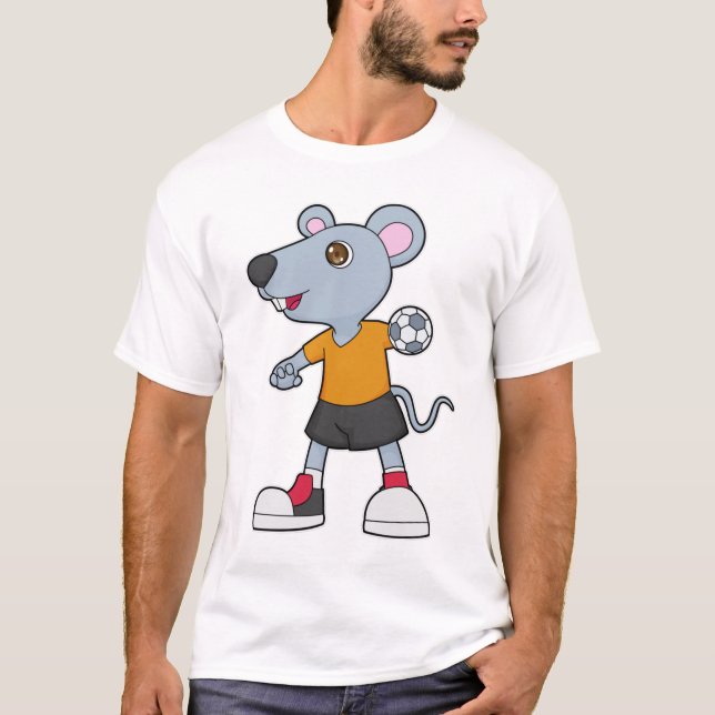 Camiseta Mouse Handball Player Handball (Frente)