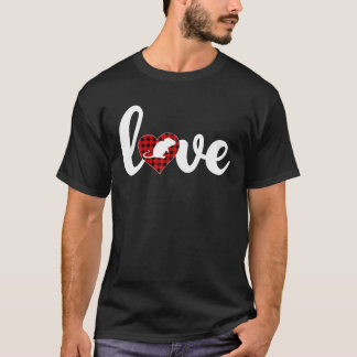 Camiseta Mouse Lover Buffalo Xadrez Amor Dia de os namorado
