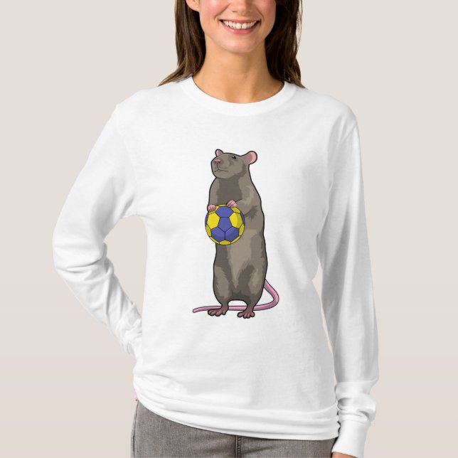 Camiseta Mouse no esporte de handebol (Frente)