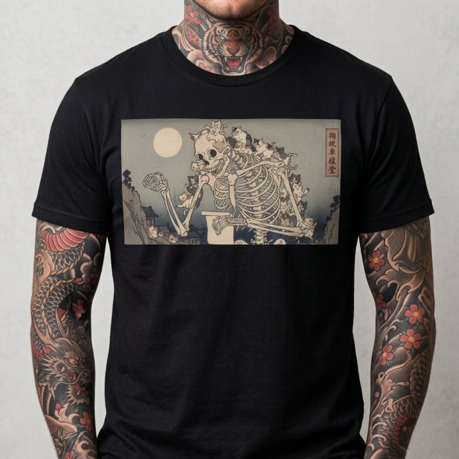 Camiseta Mouse pad Inspirado no Ukiyo-e – JAPÃO Dramático (Criador carregado)