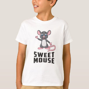 Camiseta Mouse Rat Animal Cheese Love Pet Cute Funny Gift