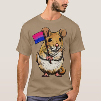 Camiseta Mousie com Bi Flag