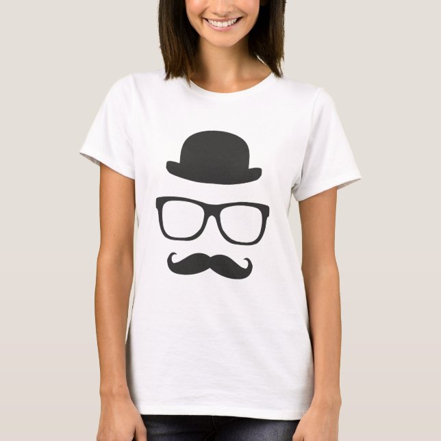 Camiseta Moustache muito inglês (Frente)