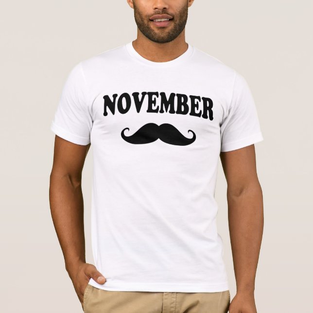 Camiseta Moustache novembro (Frente)