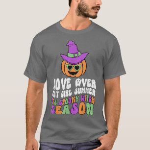 Camiseta Mova-se sobre o verão da garota quente. É a estaçã