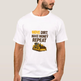 Camiseta Mova Terra Ganhe Dinheiro Repita Operador