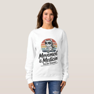 Camiseta Movement Is Medicine Cat - Retro Running Cat