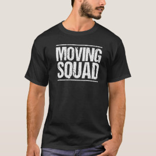 Camiseta Movendo Mover de Mobiliário de Esquadrão