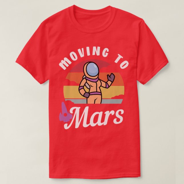 Camiseta Movendo para Marte (Frente do Design)