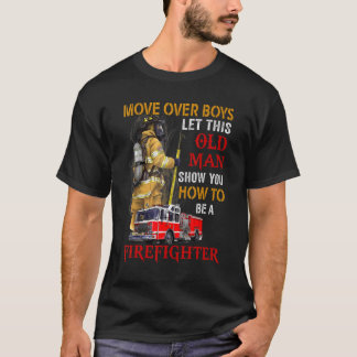 Camiseta Mover Rapazes Deixe Este Velho Te Mostrar Como Ser