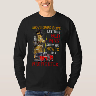 Camiseta Mover Rapazes Deixe Este Velho Te Mostrar Como Ser