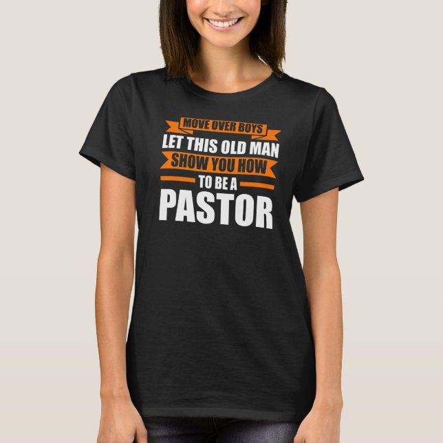 Camiseta Mover Rapazes Deixem Este Pastor Pastor (Frente)